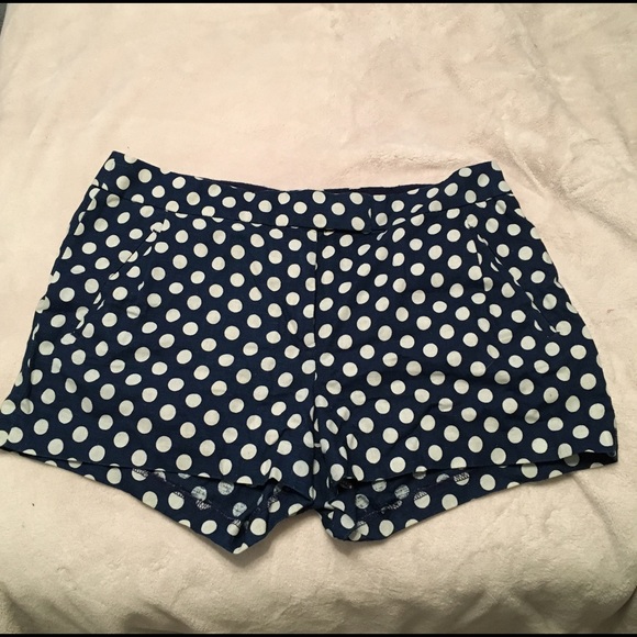 Linen Polka Dot Shorts