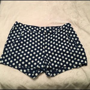 Linen Polka Dot Shorts