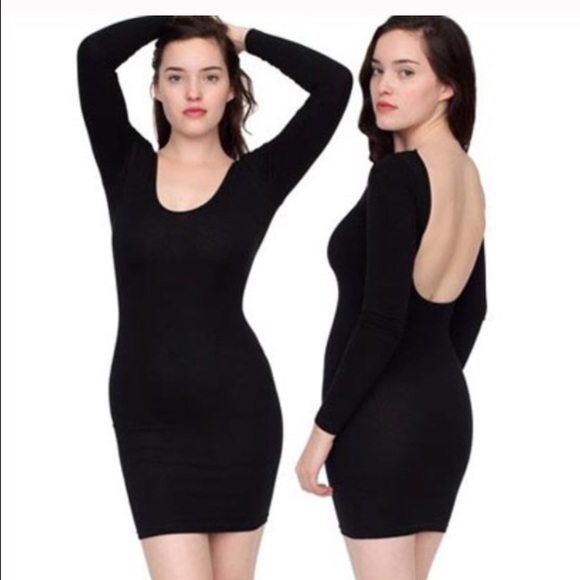🍎sold🍎American Apparel bodycon black dress