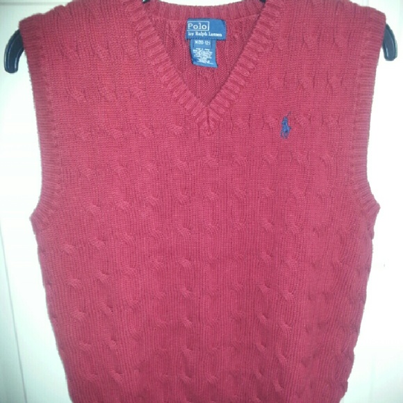 Boys Polo Vest Like New Barely Worn Classic Look