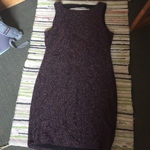 Sparkly pink and black dress