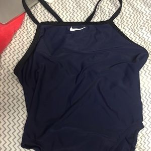Nike navy one piece