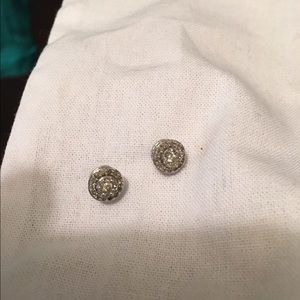 1/2 carat total weight diamond earrings