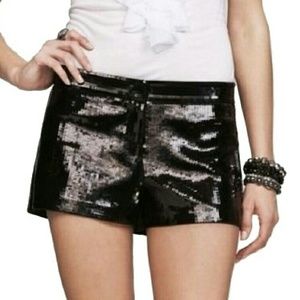 Express sequin shorts