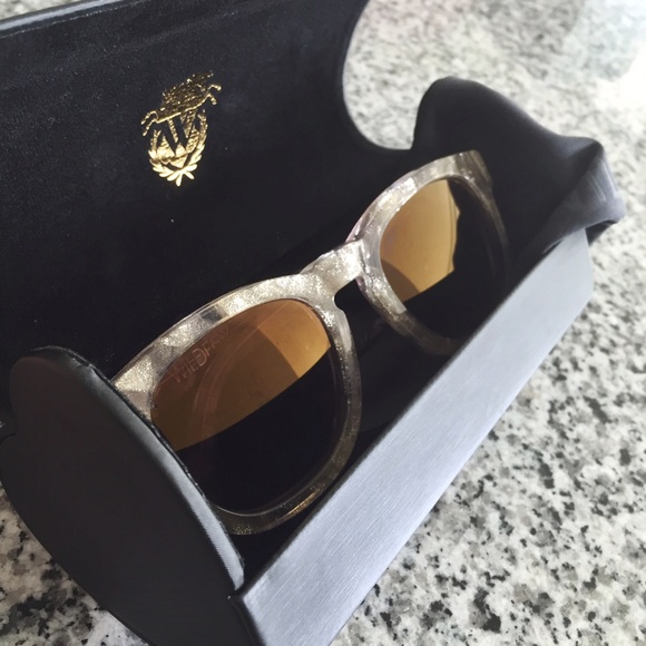 Wildfox Couture Frames in Metalic Gold Glitter