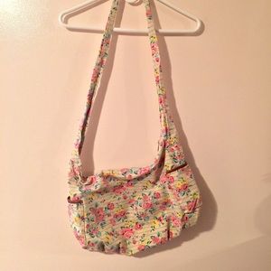 Floral Messenger Bag