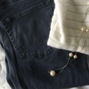 Soft gray casual pants