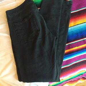 Black American eagle skinny jeggings