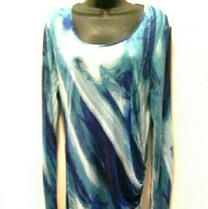 LIKE NEW NEWYORK & COMPANY  MULTI COLOR DRESS