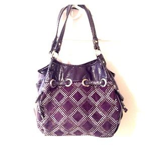 Purple Bedazzled Handbag