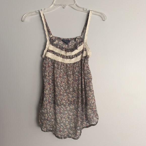 American Eagle floral tank