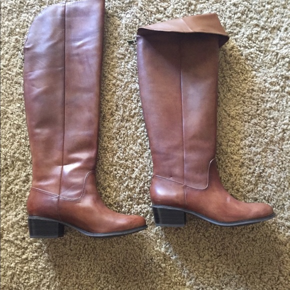 INC tall leather boots