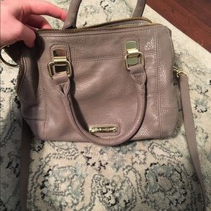 Grey steve madden purse