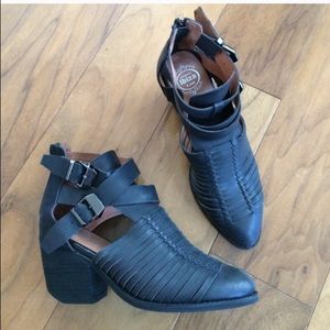 Jeffrey Campbell cut out booties