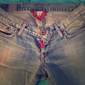 Lucky Brand Light Wash Flare Jeans - Long