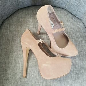 Suede Steve Madden Platform Heels sz 8