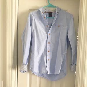 ⚡️sale⚡️Light Blue Simple Shirt