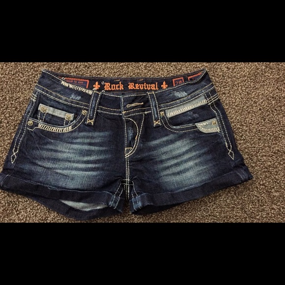 Rock revival shorts like new!!