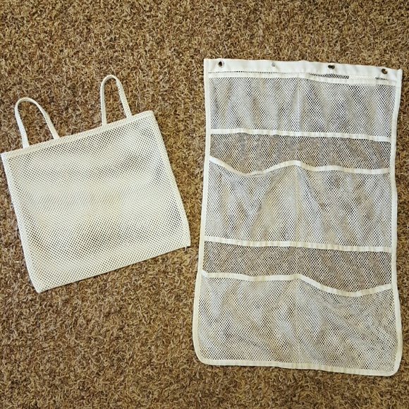 Bathroom curtain caddy