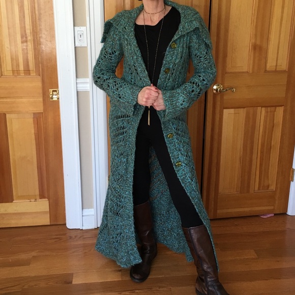 Free People floor length sweater