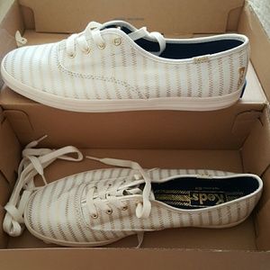 Keds White Zipper shoes