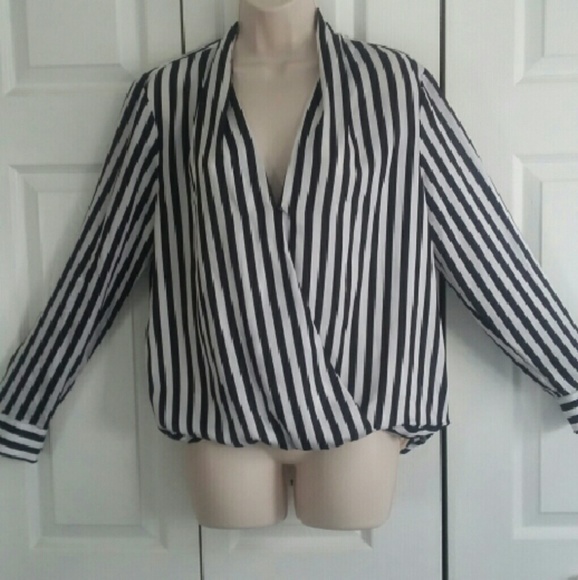 Striped Blouse (worn once) - Picture 1 of 3