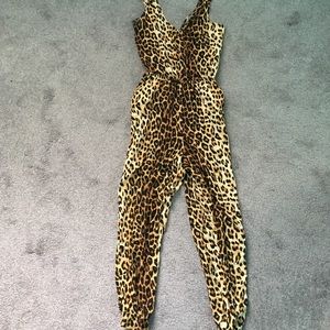 Forever 21 Cheetah Jumpsuit