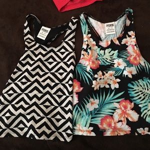 🌴Cropped tanks from PINK🌴