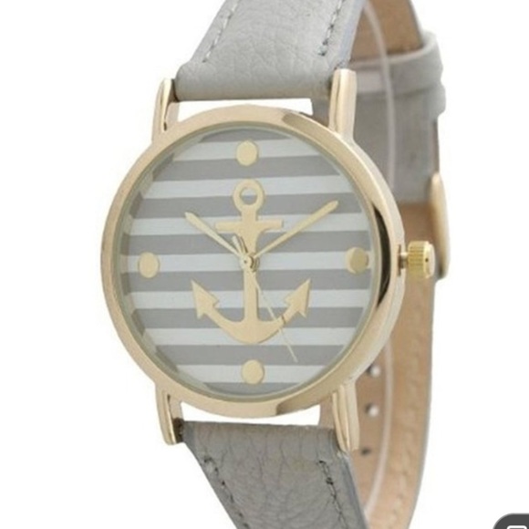 Brand new Geneva leather watch