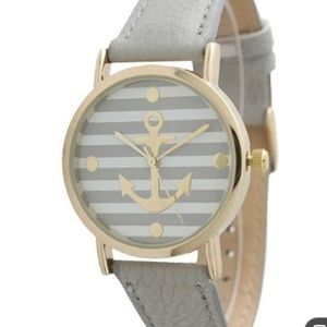 Brand new Geneva leather watch