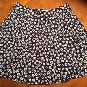 Floral Mini Skirt
