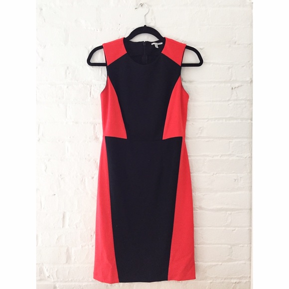 🌹Color Block Body Con Dress - Picture 1 of 3