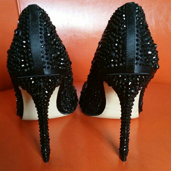 Crystal Peep Toe
