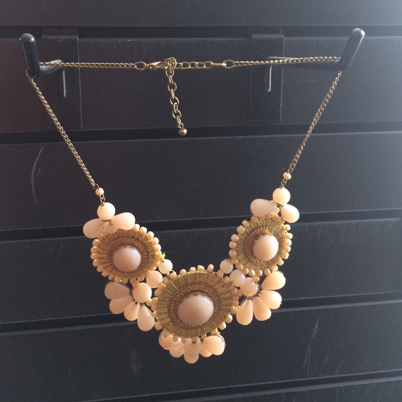 Practice cream colored necklace