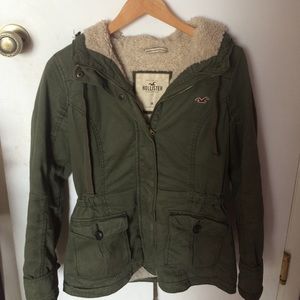 Green Hollister Parka