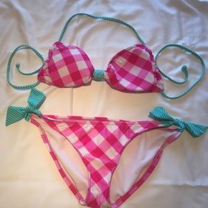 Victoria's Secret bathing suit. Reversible top.