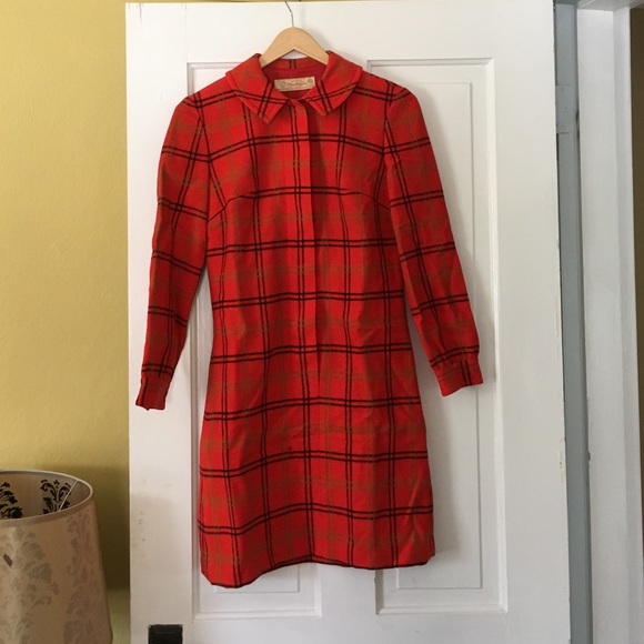 Vintage plaid dress
