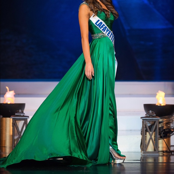 CUSTOM Emerald Green Sherri Hill Gown