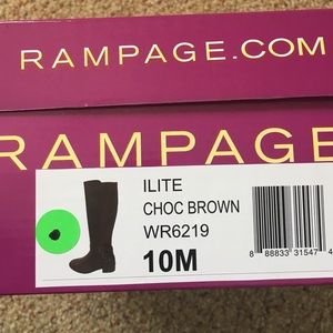 Rampage riding boots