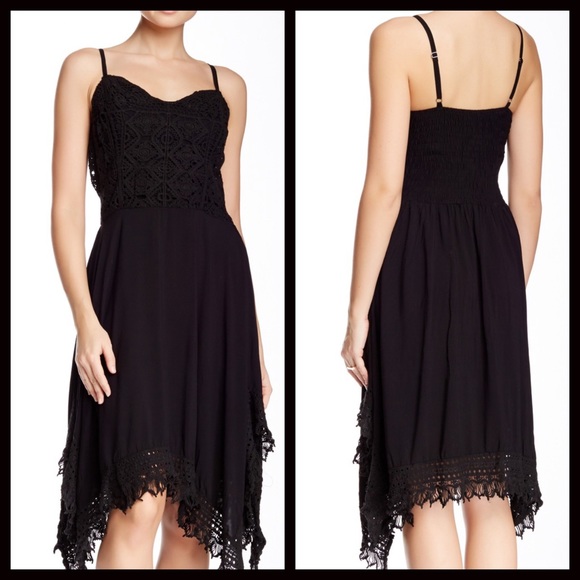 ❌SOLD❌❗️1-HOUR SALE❗️Monoreno DRESS Black Crochet - Picture 5 of 8