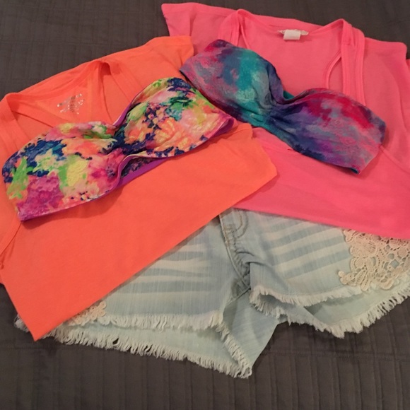 PINK Victoria's Secret Other - 💕SALE💕 PINK VS colorful lace bandeaus