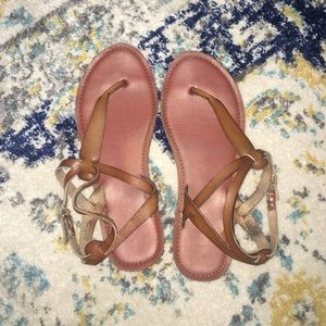 Aldo Brown Sandals