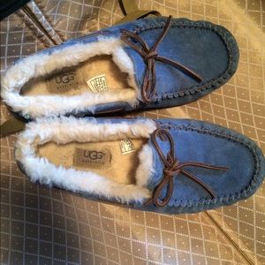 Unique blue  ugg moccasins