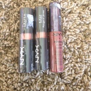 NYX Lipsticks and Butter Gloss