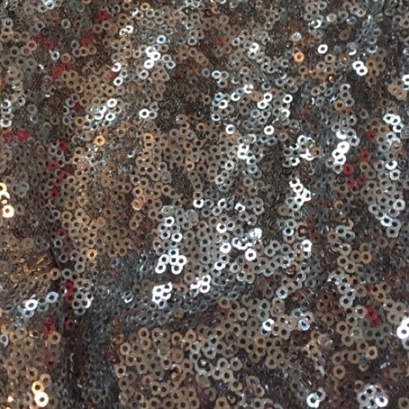 Silver Sequin Joggers Large - Picture 4 of 4