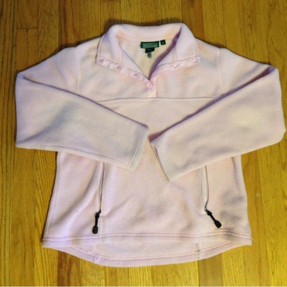 L.L. Bean Sweaters - Pink L.L. Bean Buttoned Fleece (Patagonia)