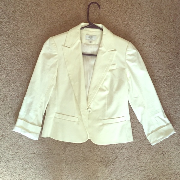 LOFT Off white blazer