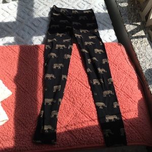 Elephant print leggings
