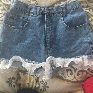 Filipp High Wasted Jean Shorts