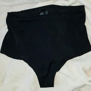 High waisted swim bottoms